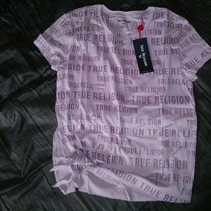 True religion tie side tee. Price is firm